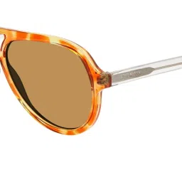 STEVE MADDEN Brown Aviator UV Protection Unisex Sunglasses image 4