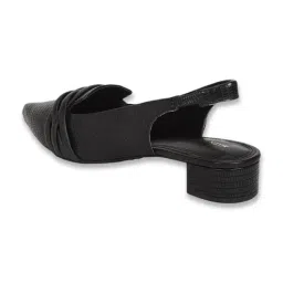 Allen Solly Women's Black Sling Back Sandals image 5