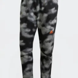 Adidas Black Regular Fit Camouflage Sports Joggers image 4