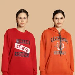 Vimal Jonney Maroon & Rust Printed Sweatshirt - Pack Of 2-picture-27