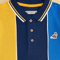 Pantaloons Junior Multi Color Block Cotton Regular Fit T-Shirt image 4