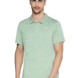 ALCIS Light Green Regular Fit Sports Polo T-Shirt-picture-28