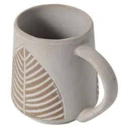 Unravel India Lotus Bageecha Multicolor Ceramic Coffee Mug - Set of 2 image 4