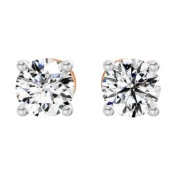 Sparkles Lab Grown Diamond 14k (585) Rose Gold Earrings for Women-picture-40