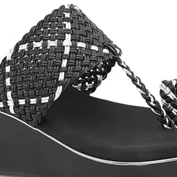 pelle albero Women Open Toe Wedge Heel Sandals image 4