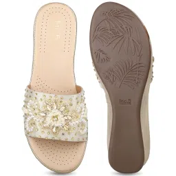 Inc.5 Women's Cream Casual Sandal image 4