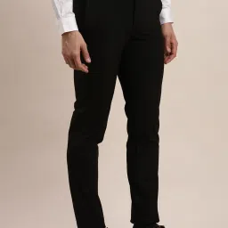 Turtle Black Slim Fit Trousers image 4