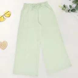 Pantaloons Junior Girls Sage Green Pants-picture-47