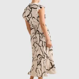 forever new Morgan Pleated Midi Dress image 3
