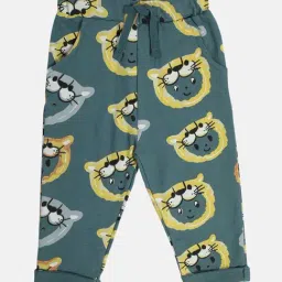 MINIKLUB Boys Blue Cotton Printed Full Sleeves Bottom-picture-36