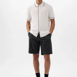 GAP Black Regular Fit Solid Shorts image 4
