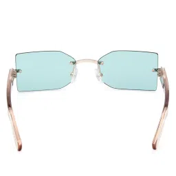 GCDS Green UV Protection Geometric Unisex Sunglasses image 4