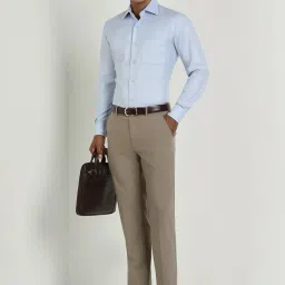 Allen Solly Blue Cotton Regular Fit Printed Shirt image 4