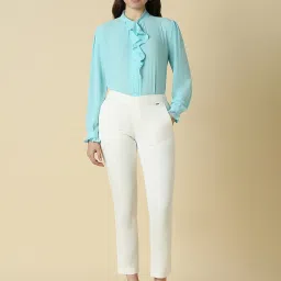 Allen Solly Blue Regular Fit Top image 4