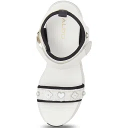Aldo Women's EULALIA White Floater Sandals image 4