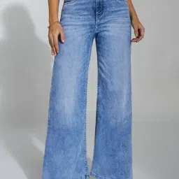 Miss Chase Blue Plain Jeans-image-71
