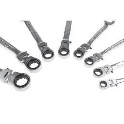 Bahco 41RM Series Hinged Ratchet Combination Wrench 8-19 mm Alloy Steel, 41RM/SH8 (Set of 8 Pcs) image 4