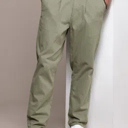 The Roadster Life Co. Men Relaxed Fit Pure Cotton Chinos Trousers-picture-28