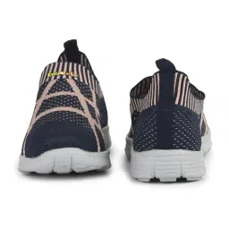 Lucy & Luke By Liberty Kids Navy & Pink Slip On Shoes image 5