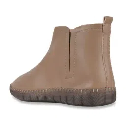 Jove Women's Khaki Casual Booties image 5