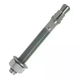 B K JAGAN & CO Zinc Plated Wedge Type Fully Threaded Design Anchor Bolts, 16x150 mm (10 Pcs) image 2