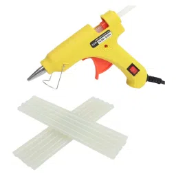 Fadman 20 W Hot Melt Glue Gun with 10 Sticks Standard Temperature Yellow 7 mm Stick Dia., SH_yellow20wtmini10s-picture-33
