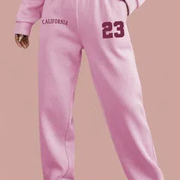 SAAHASAM Women Printed Relaxed Loose Fit Joggers Trousers-picture-27