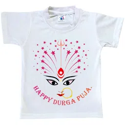 Cute Pals Kids-Unisex White Cotton Graphic Printed Tshirts-picture-13