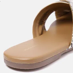 Allen Solly Women Snake Skin Printed Open Toe Flats image 2