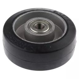 RS PRO Black Rubber Abrasion Resistant, Quiet Operation Trolley Wheel, 160kg Model No 2012768-picture-34