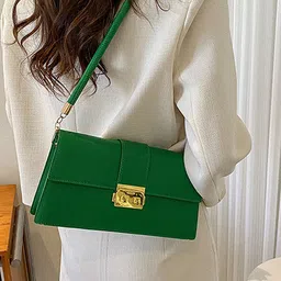 LULU & SKY Women Textured Structured Shoulder Bag image 5