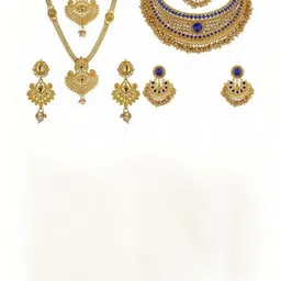 Women Click Set Of 2 Stones Studded Jewellery Set-image-88