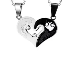 J.S ENTERPRISES Unisex Heart Shaped Pendants with Chains image 2