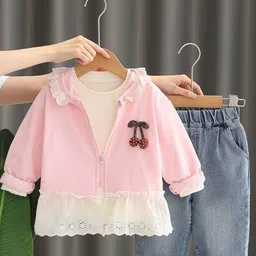 StyleCast x Revolte Girls Pure Cotton Top with Trousers-picture-43