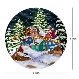 Kolorobia Christmas Time Decorative Wall Plates image 3