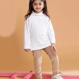 Tales & Stories Solid Leggings - Brown image 4