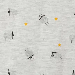 Snugtime Sleeveless Padded Baby Sleeping Bag-Grey|Baby Sleep Sack|Soft Fabric|All-over Printed|TOG Rating of 2.5|For Unisex of age 3-6 Months image 4