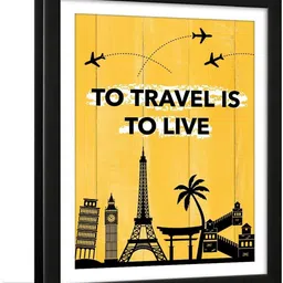 Chaka Chaundh Multicoloured Synthetic Wood Wall Art image 2