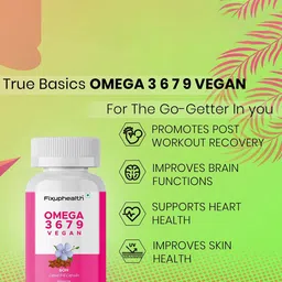 Fixuphealth Omega 3 6 7 9 Vegan Capsules - 60 N - 100 g image 4