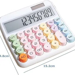 snehmurti 12-Digit Big Creative Colorful Calculator Mechanical Calculator,12Digit Calculator Basic Calculator image 5