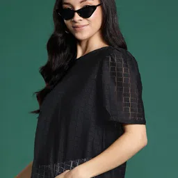 DressBerry Lace Semi Sheer Top-picture-35