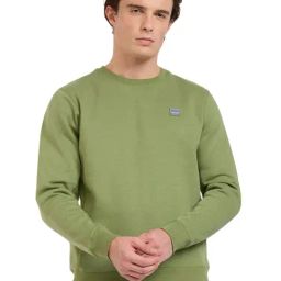 ColorPlus Green Cotton Regular Fit Solid Sweatshirt-picture-8