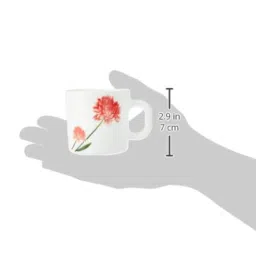 Larah by Borosil Multicolor Ceramic Tea & Coffee Mug - Set fo 6 180ml image 4