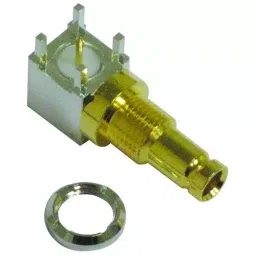 AMPHENOL RF RF Connectors RF/COAXIAL, 1.0/2.3 DIN JACK, R/A, 75 OHM, 282139-75-picture-34