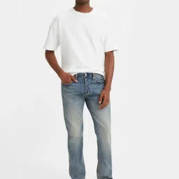 Levi's 501 Light Blue Regular Fit Jeans image 4