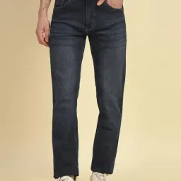 Cantabil Blue Regular Fit Solid Jeans-picture-15