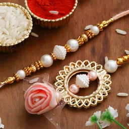 eCraftIndia Assorted Multicolor Rakhi with Lord Ganesha Idol image 4