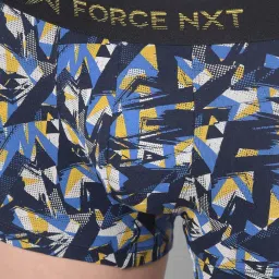 Force NXT Multicolored Cotton Regular Fit Printed Trunks image 4
