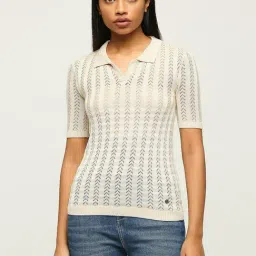 Pepe Jeans Beige Self Pattern Sweater-image-26