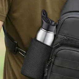 borosil ?Borosil Water Bottle with Single Wall & Leakproof Set of 2 (Silver, ?750 ml) image 4